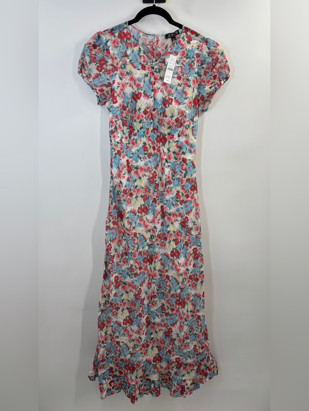 J.Crew Ruffle-hem midi dress 6 - Picture 6 of 6